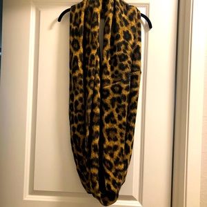Michael Kors Infinity Scarf Leopard Print